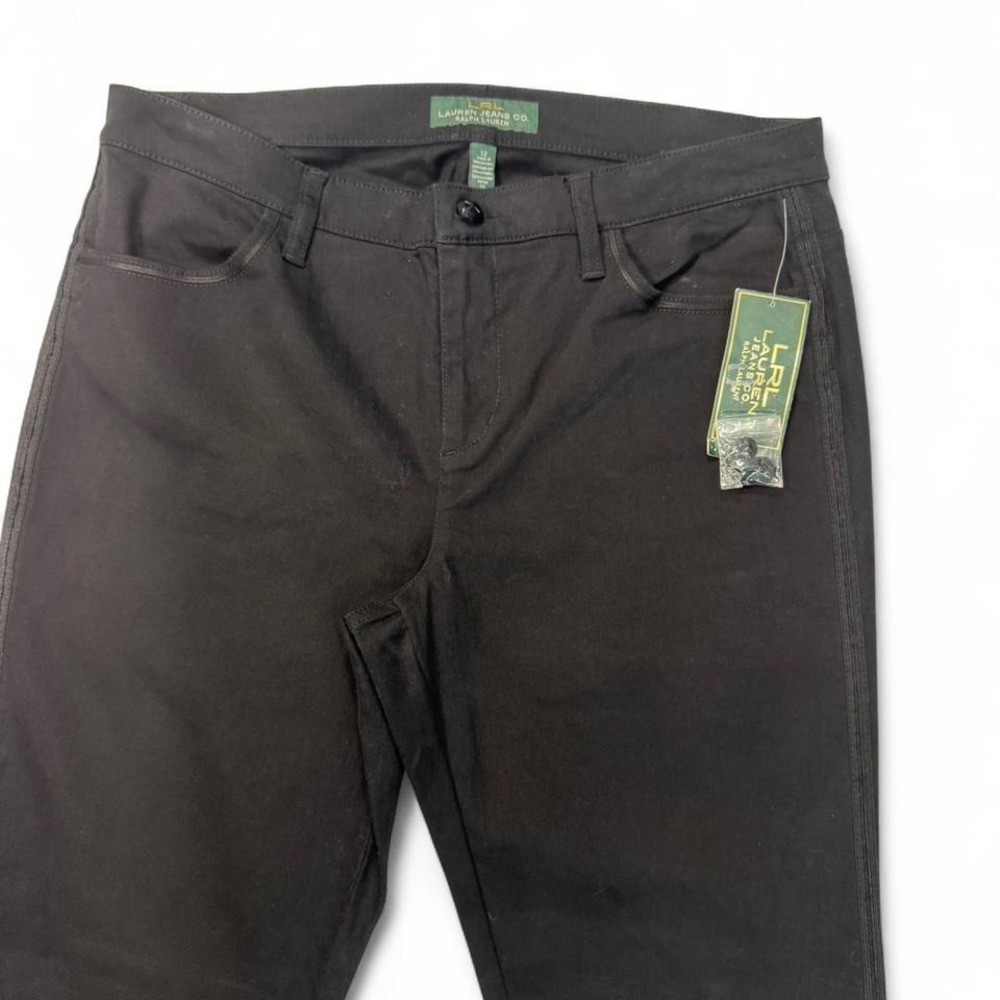 Lauren Ralph Lauren black‎ denim pants